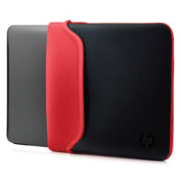 Notebooktasche 15,6" HP Neoprenhülle schwarz/rot