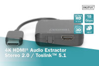 Adapter HDMI <-> HDMI/SPDIF od. 3,5mm Klinke