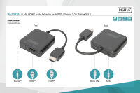 Adapter HDMI <-> HDMI/SPDIF od. 3,5mm Klinke