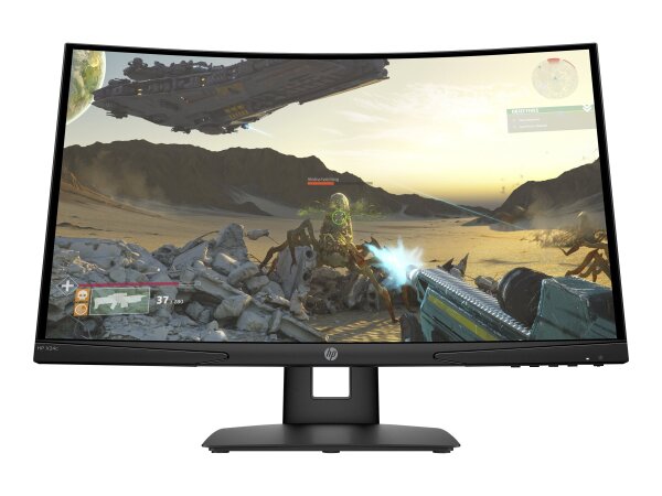 TFT HP Gaming 23,6"/59,9cm Full-HD, AMD FreeSync, HDMI/DisplayPort, Höhenverstellbar, curved, 144Hz