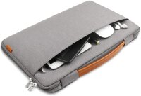 Notebooktasche 14" Inateck Sleeve mit Tragegriff, grau