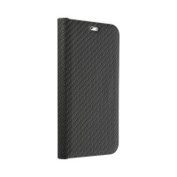 Handytasche Bookcover für Samsung Xcover 4/4s Hardcover carbon schwarz