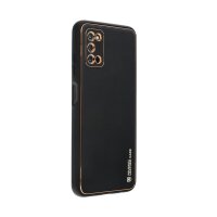 Handytasche Backcover für Samsung Galaxy A03s Leather schwarz