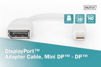 Adapter Mini-Displayport ST <-> Displayport BU 4K/60Hz | 0,15m