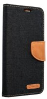 Handytasche Bookcover für Apple iPhone 13 6,1" Magnet schwarz/braun