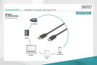 Kabel USB 2.0 Type C | 3m