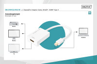 Adapter Mini-Displayport <-> HDMI | 4K/UHD