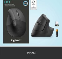 Maus Logitech Lift Vertical USB/Bluetooth