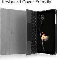 Tablet Hülle BookCover für Microsoft Surface Go 1-3 10,5" grau