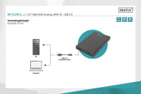 Gehäuse 2.5" SSD/HDD SATA 3 - USB 3.0
