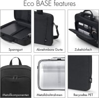 Notebooktasche 17,3" Dicota Eco, schwarz