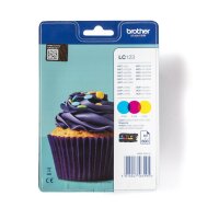 Tinte Brother LC123 Rainbow Pack 3er-Pack