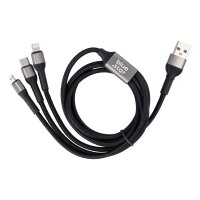 Kabel USB Lade-/Datenkabel 3in1 Lightning/Micro-USB/USB-C | 1,2m