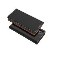 Handytasche Bookcover für Xiaomi Redmi Note 13 LTE 6,67" Leder schwarz