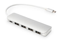 USB-C Hub 4x USB 3.0 + 1x USB-C PD