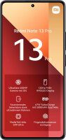 Handy Xiaomi Redmi Note 13 Pro 4G Midnight Black, 256/8 | fertig eingerichtet