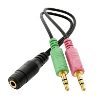 Kabel Audio Klinke Y 2 x ST - 1 x BU