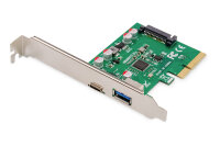 USB-Karte PCIe USB-C 3.1 + USB-A 3.1